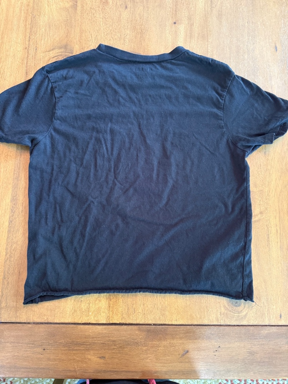 On Fire Black Tee with Silver and Rose-Gold Reversible Sequin 'QUEEN' Panel - Picture 5 of 5
